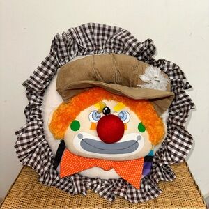 Vintage 1978 House Of Tilly Pillow Decorative Clown The House That Tilly Built